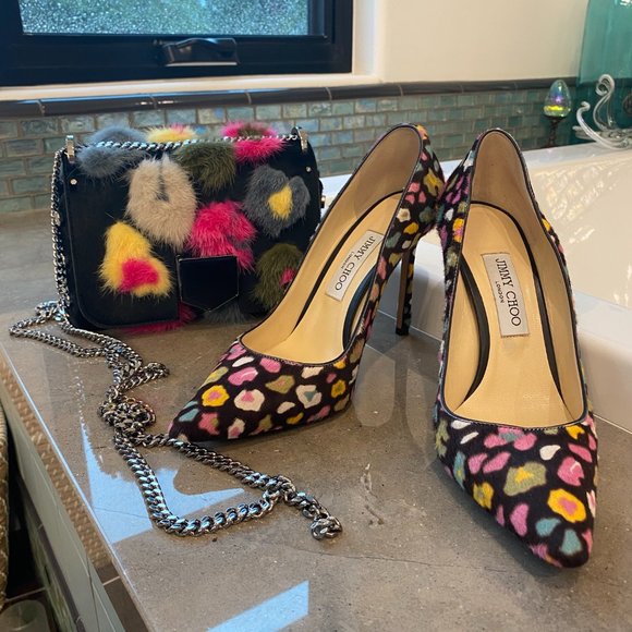 BUNDLE Jimmy Choo London Calfskin Pumps & Handbag - Picture 12 of 12